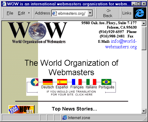 World Organization of Webmasters