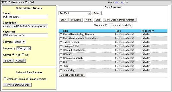 screenshot (47KB) : Figure 2 : Creating a subscription