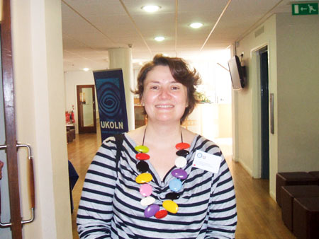 photo (40KB) : Dunia García-Ontiveros, Head of Retrospective Cataloguing, The London Library