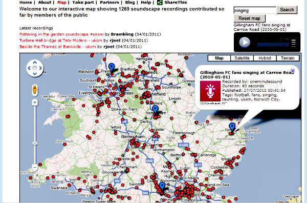 screenshot (99KB) : Screenshot of UK SoundMap