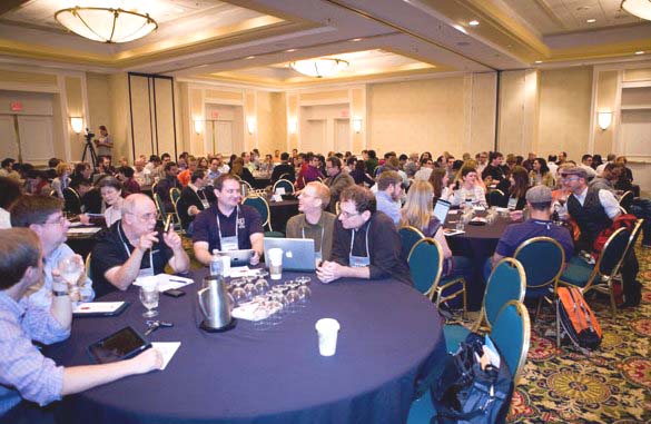 Figure 6: A full house for Jeffrey Zeldman’s keynote address entitled “Content First”